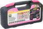Preview: Kinzo Ladies Werkzeugset, 39-teilig, pink